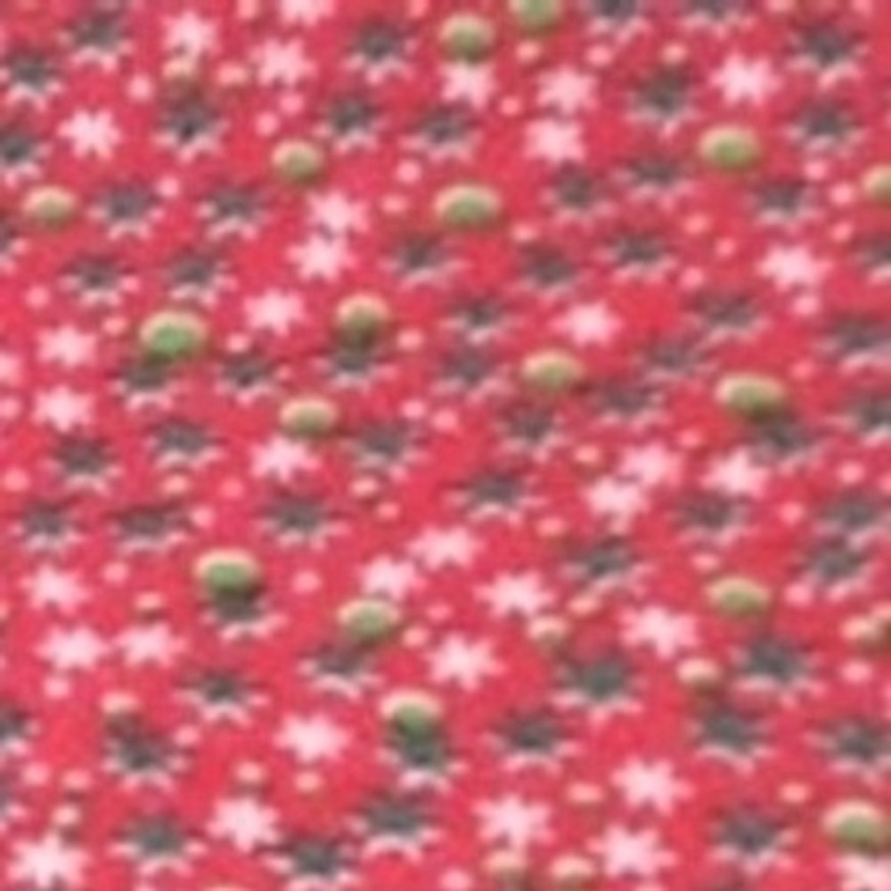 Christmas Fabric‎ Red Green White Holiday Print Sewing Material 2 Yards